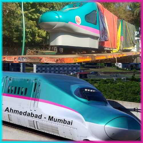 Bullet train reaches Vadodara!