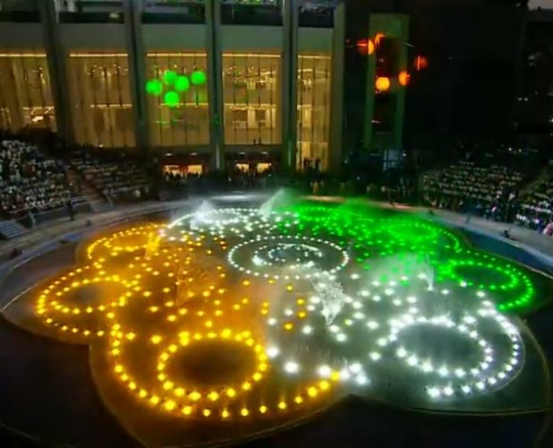 Inaugural Musical Fountain Shows at Dhirubhai Ambani Square