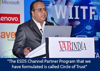 Nilesh Mistry, National Head Channel & Alliance-ESDS Software at 10th WIITF 2019