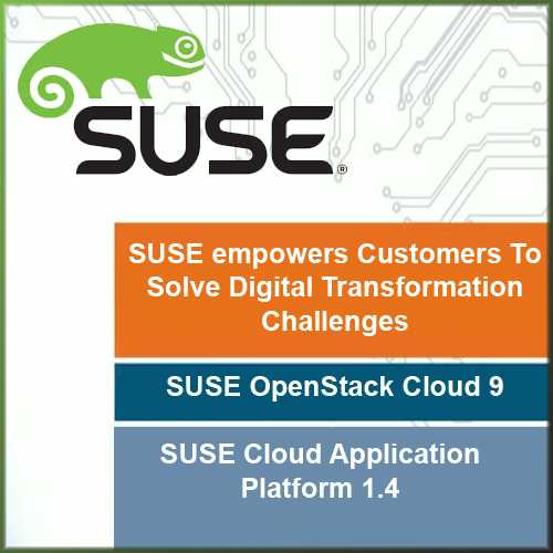 SUSE empowers Customers To Solve Digital Transformation Challenges SUSE empowers Customers To Solve Digital Transformation Challenges
