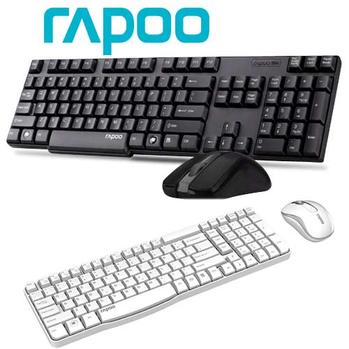 Rapoo brings X1800S wireless keyboard and mouse combo priced at Rs. 1599/-