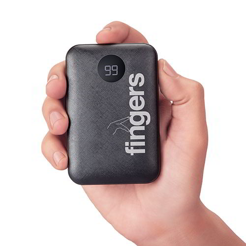 FINGERS brings in a series of power banks with guaranteed capacities