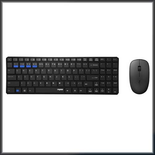 Rapoo launches Multi-mode wireless keyboard and optical mouse combo