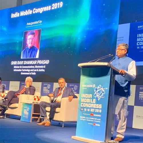 India Mobile Congress 2019 gets underway in New Delhi today India Mobile Congress 2019 gets underway in New Delhi today