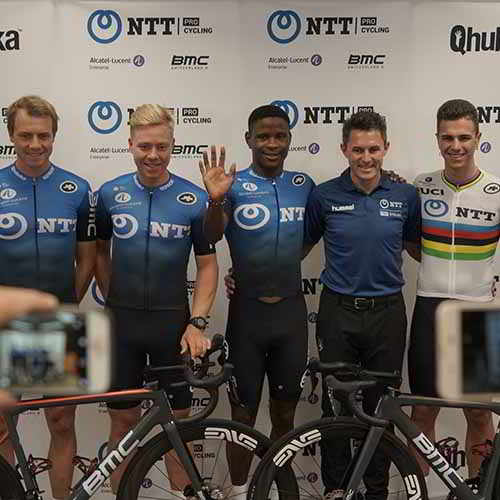 Team Dimension Data rebrands to NTT Pro Cycling