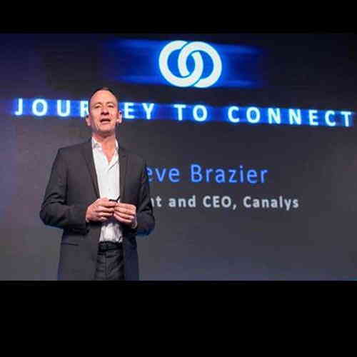 The channel is on fire says Steve Brazier, Canalys