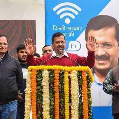 Amidst CAA protests, Kejriwal rolls out free WiFi scheme in Delhi Amidst CAA protests, Kejriwal rolls out free WiFi scheme in Delhi