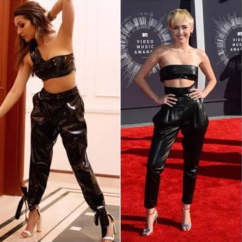 Shraddha Kapoor gets trolled for sporting a similar latex look of Miley Cyrus