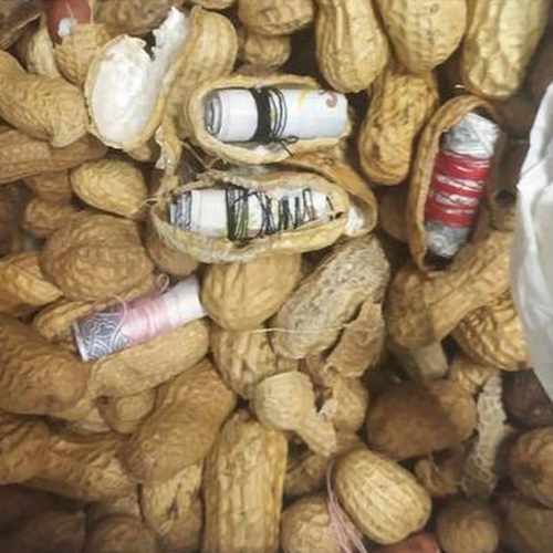 Man caught for smuggling ₹45L foreign currency inside groundnuts Man caught for smuggling ₹45L foreign currency inside groundnuts