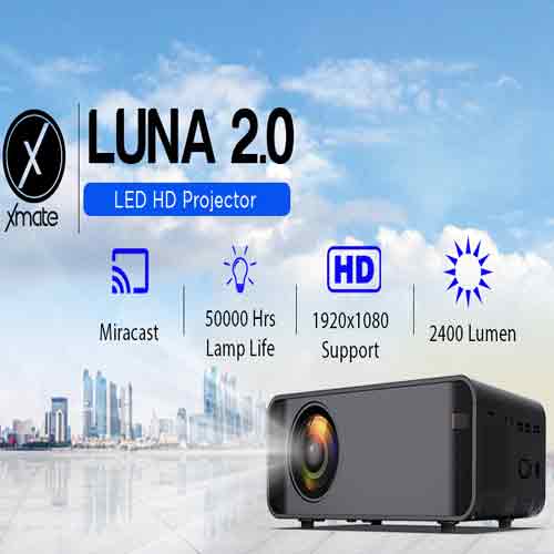 Xmate introduces a pair of Portable LED HD Projector - Luna & Luna 2.0