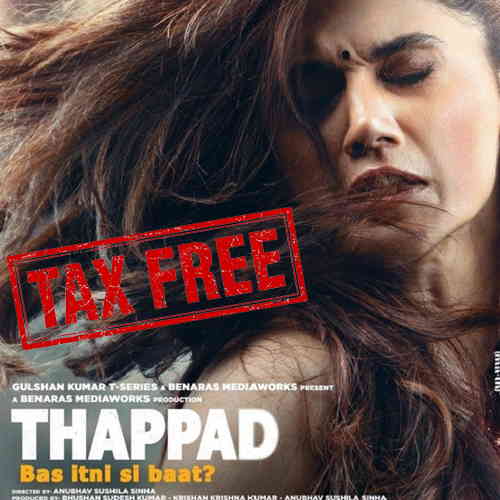 Taapsee Pannu's 'Thappad' declared tax-free in Madhya Pradesh