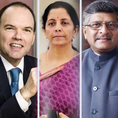 Vodafone CEO Nick Read discuss on AGR dues with Nirmala Sitharaman and Ravi Shankar Prasad