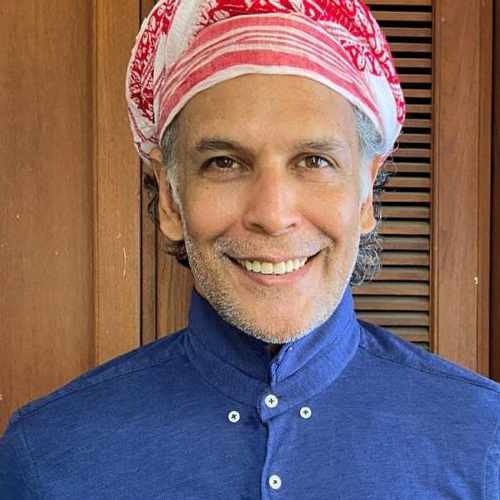 Milind Soman learns fitness mantra from his mother