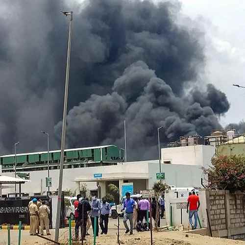 Boiler blasts in Gujarat’s chemical factory causing major fire, five died 