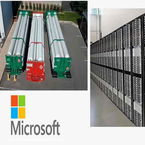 Microsoft for 48 hours runs a data center on hydrogen fuel cells 