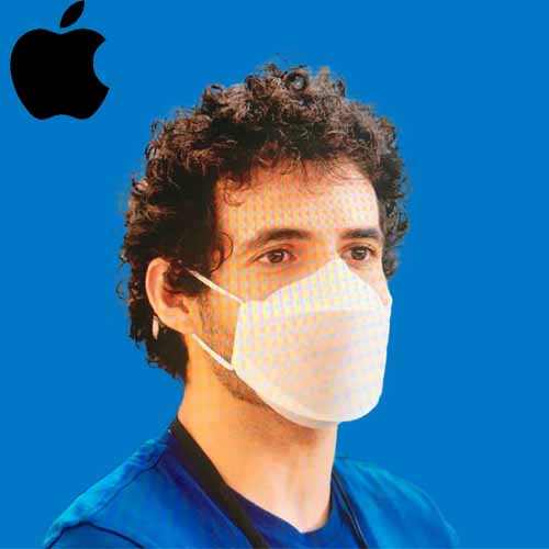 Apple designs customized face masks for its employees