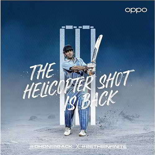 Oppo signs MS Dhoni for #BeTheInfinite campaign