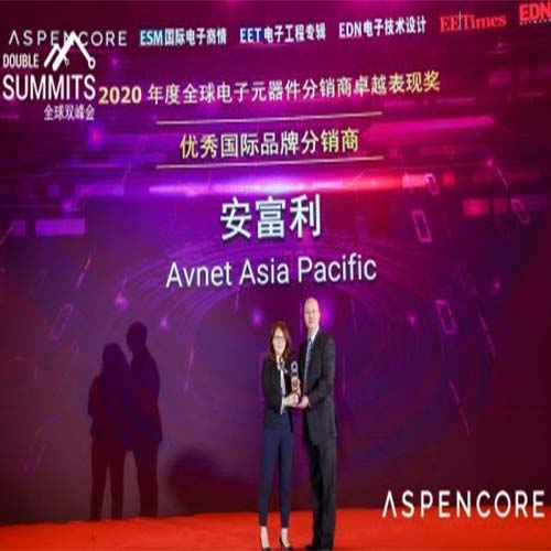Avnet Asia Pacific Awarded Outstanding International Branded Distributor Once Again