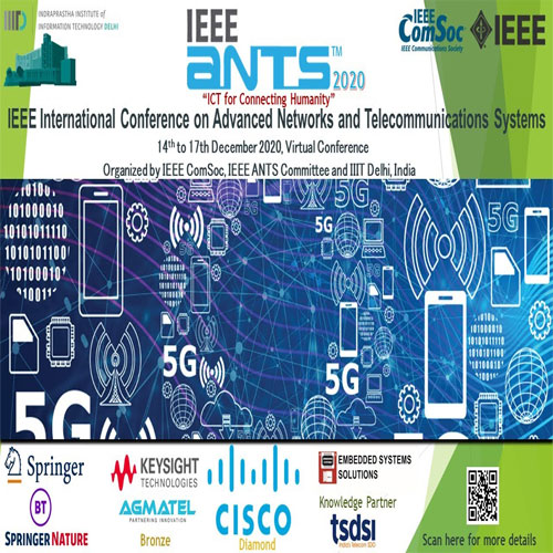 IIIT Delhi hosting the IEEE ANTS 2020 conference