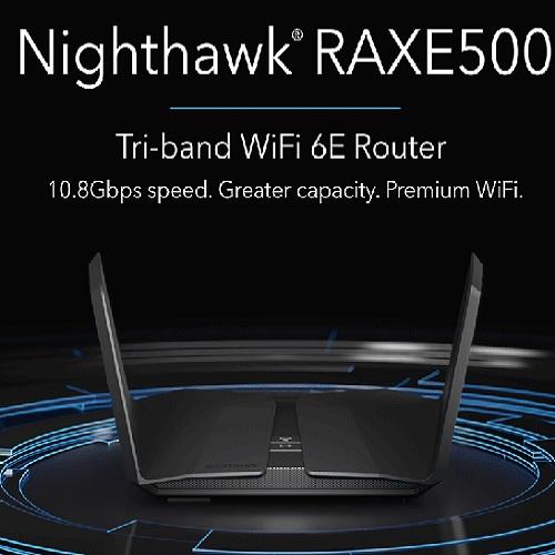 NETGEAR unveils Wi-Fi 6E with New Nighthawk RAXE500 Tri-Band Wi-Fi Router at CES 2021
