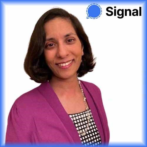 Signal will never track your data, share it with third parties says Signal COO Aruna Harder