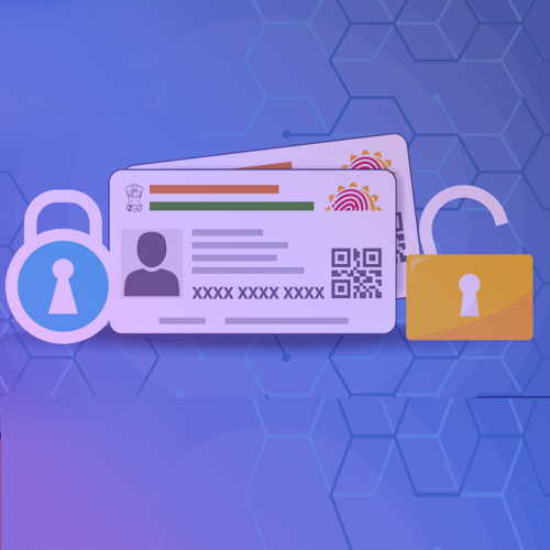 You can lock and unlock your12-digit Aadhaar card