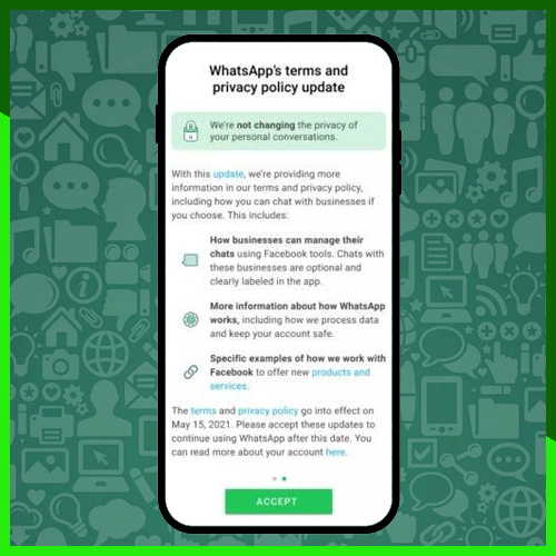 Users not accepting the privacy policy of WhatsApp, will have limited functionality