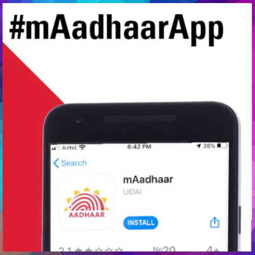 Users can now avail 35 Services on mAadhaar App from home