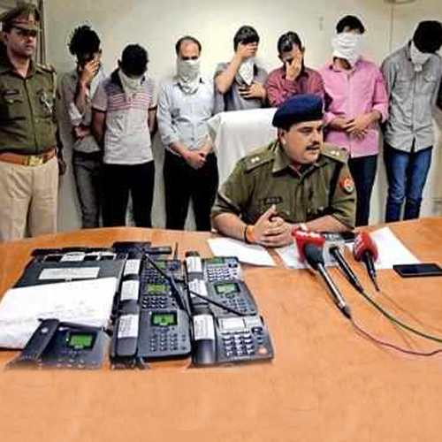 A team arrested for posing as tech support staff for cheating Foreigners