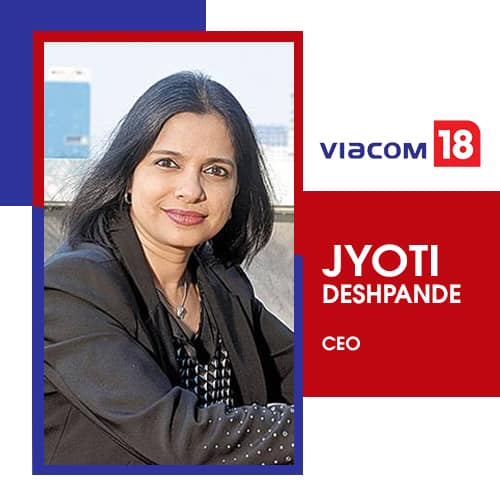 Viacom18 appointed Jyoti Deshpande as CEO
