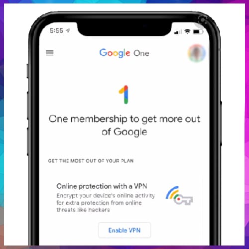 Google One VPN now available on iOS devices