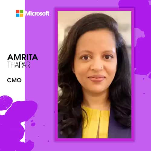 Microsoft India ropes in Amrita Thapar as CMO