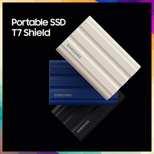 Samsung Brings its Rugged T7 Shield Portable SSD to India