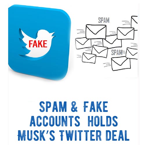 Spam & Fake accounts holds Musk’s Twitter deal