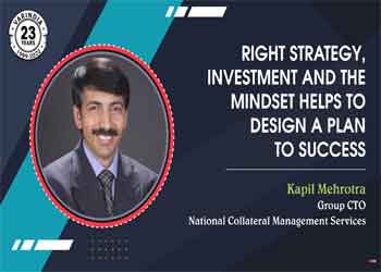 Right strategy, investment and the mindset helps to design a plan to success