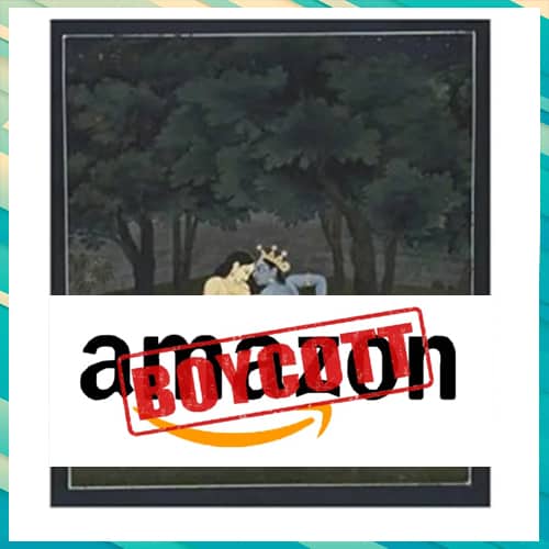 Netizens furious as Amazon sells ‘obscene’ Radha-Krishna painting