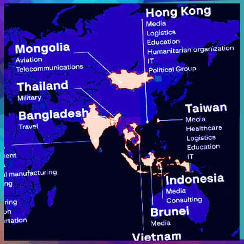 13 Organisations were targeted worldwide by China-backed hackers