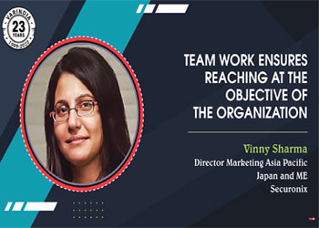 Team work ensures reaching at the objective of the organization