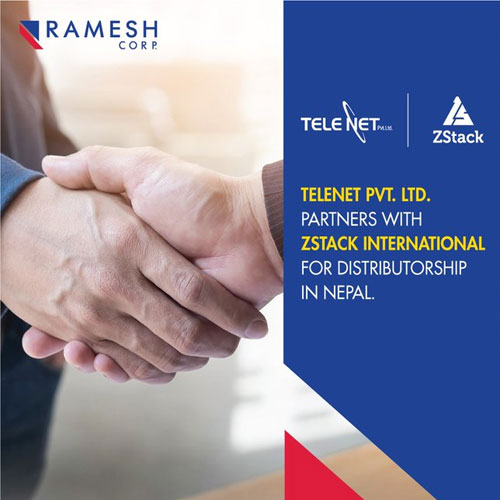 ZStack International selects Telenet as its Distributor