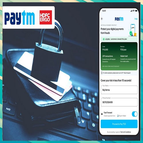 Paytm partners with HDFC ERGO to cover mobile transactions insurance