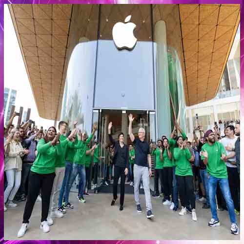Tim Cook inaugurates Apple’s first store in Mumbai, company’s India sales touches $6 billion