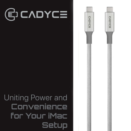 CADYCE introduces USB4 USB-C to USB-C Cable - CA-U4C2C(0.8m) 