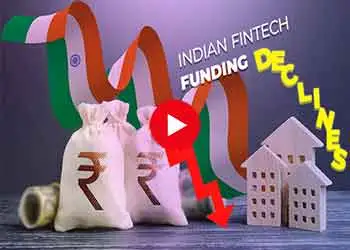 Indian fintech funding declines