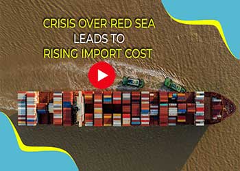 Crisis Over Read Sea leads to rising import cost