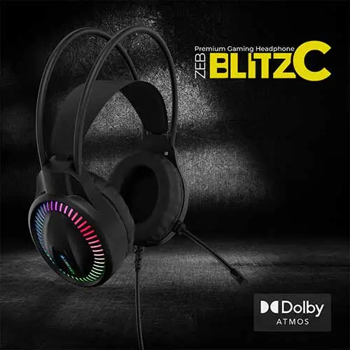 Zebronics introduces two gaming headphones with Dolby Atmos