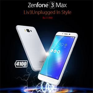 ASUS launches Zenfone 3 Max 5.5 (ZC553KL) in India