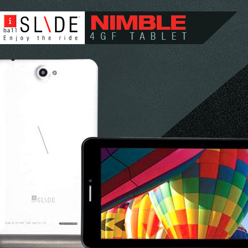 iBall unveils iBall Slide Nimble 4GF Tablet