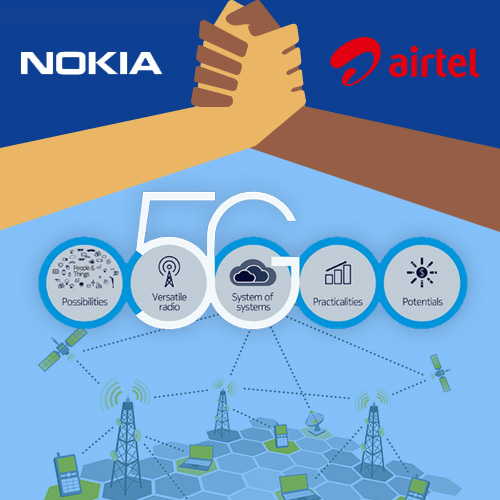 Nokia to collaborate with Airtel on 5G and IoT