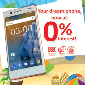 Home Credit offers 0% interest free loan on Nokia 3 Smartphone