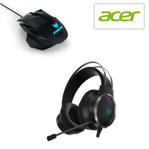 Acer unveils “Galea 500 Gaming Headset” and “Cestus 500 Gaming Mouse”